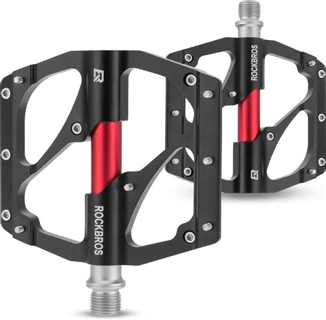ROCKBROS Mountain Bike Pedals MTB Pedals Flat Bicycle Pedals for ...