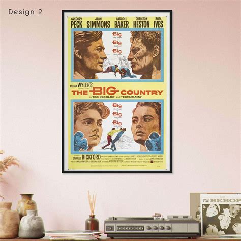 The Big Country (1958) Movie Poster Print - Citiesbox