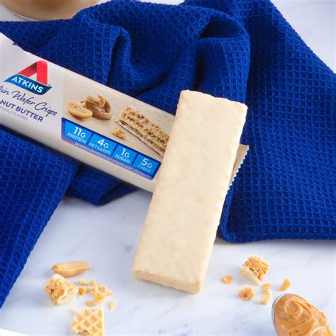 Buy Atkins Protein Wafer Crisps, Peanut Butter, Keto Friendly, 30 Count ...