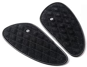 Genuine Suede Leather Motorcycle Tank Knee Pads/Tank Grip for Scratch ...