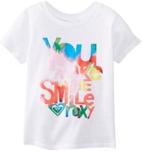 Buy Roxy Little Girls' You Make Me Smile H Knit Tee Wbb0, Sea Salt, 4 ...
