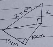find x pls fast. using Pythagoras theorem - Brainly.in