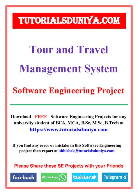 Tour and Travel Management System - Tutorials Duniya - Download FREE ...