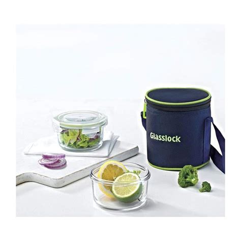 GLASSLOCK Classic Airtight Break Resistant Glass Food Container, Lunch ...