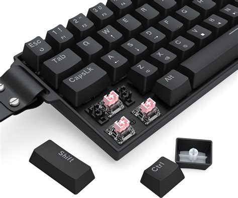 Castor K631 - 68 Keys Wired Mechanical Keyboard with Strap (Magnetic S