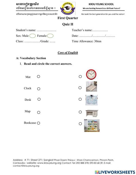 Image result for English Core Model Question