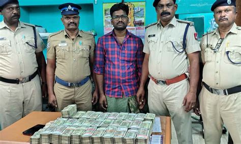 Tiruchy RPF nabs passenger travelling with Rs 77.06 lakh hawala money ...