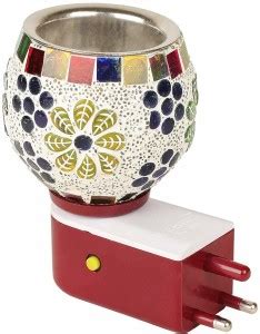 DIVYA MART Ceramic Aroma Diffuser | Kapoor Dani Cum Night Lamp Premium ...