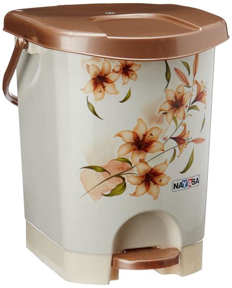Nayasa Plastic Open-Top Bucket Garbage .111 Ptd DLX with Inner Bin ...