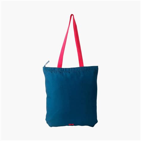 Buy PINAKEN Blue High On Happiness Printed Tote Bag from Pinaken at ...