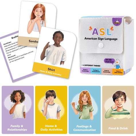 Snapklik.com : ASL Flash Cards, 101 American Sign Language Flash Cards ...