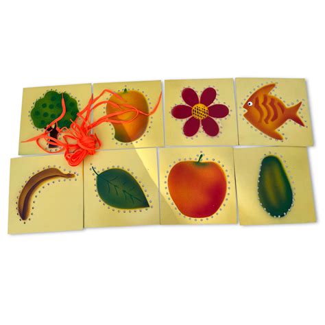 Wooden Sewing Boards for Sensory Development– 8 Designs – J. Dutta & Co.