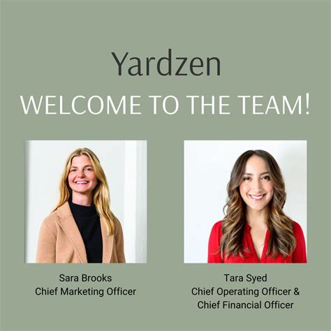 Sara Brooks on LinkedIn: Couldn’t be more excited to share the news that I’ve joined Yardzen as ...