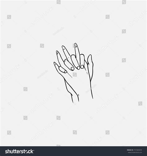 Image result for Interlinked Hand Drawing