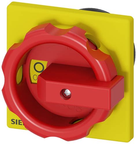 3LD9344-3C Siemens | Siemens Red/Yellow Rotary Handle, SENTRON Series ...