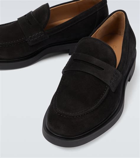 Black Suede Loafers For Men