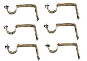 FAPBADRI 3 Pairs of Heavy Curtain Support for Window/Door, Screws ...