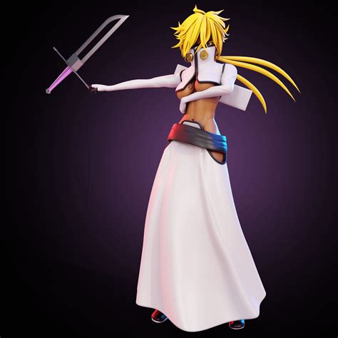 Tier Harribel Fan Art from Bleach. : r/blender