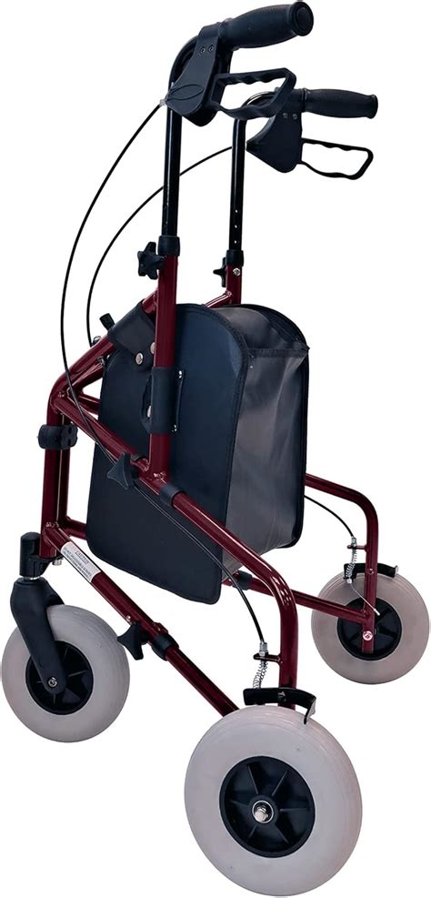 Buy Tuffcare Freedom Aluminum Retractable 3 Wheel Walker with Balloon ...