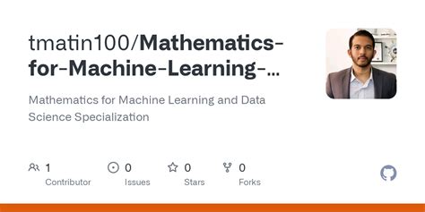 Image result for Mathematics for Machine Learning GitHub Projects