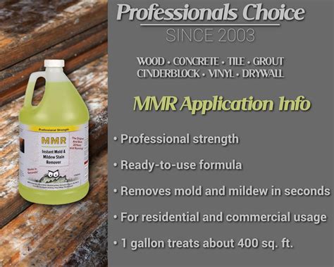 MMRFastMoldRemoval MMR Professional Strength Instant Mold and Mildew ...