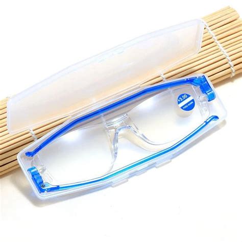 360 Degree Rotation Arms Folding Reading Glasses Blue Ray Protection ...