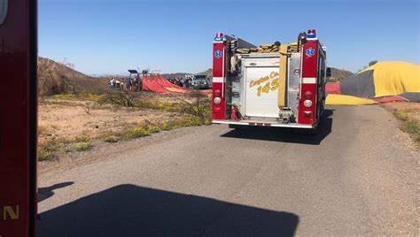 One injured in 'unexpected' hot air balloon landing in New River | FOX ...