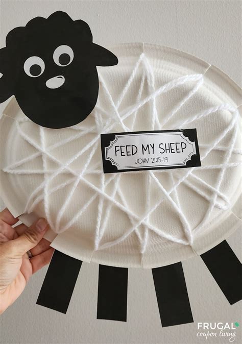 Feed My Sheep Craft for Kids | Bible crafts for kids, Sunday school ...