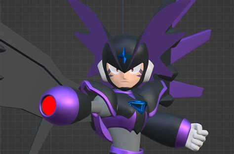 Super Bass - Megaman 3D Model by Summerforce