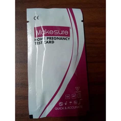 Buy MAKE SURE PREGNANCY TEST KITS- MINI (PACK OF 5) Online & Get Upto ...