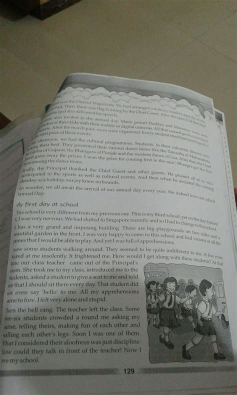 Story writing Topic one day I was going to school - Brainly.in