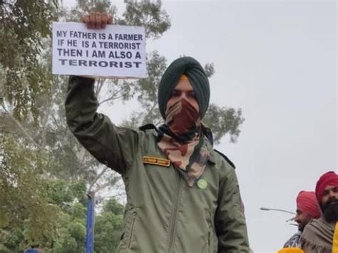 'Soldier' At Farmers' Protest Sends Ripples Across Agencies, Ex Army Lt ...