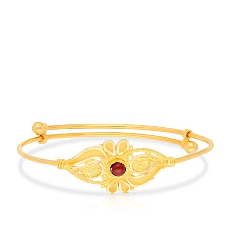 Buy Malabar Gold & Diamonds Gold Bangles for Women 22 kt | 22k (916 ...