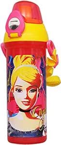 Disney Cinderella Plastic Sipper Bottle, 500ml, Pink/Yellow : Amazon.in ...