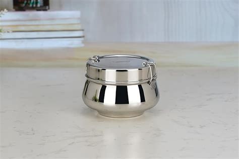 Buy Sumeet Stainless Steel Big Size Lunch Pack Tiffin Box with Steel ...
