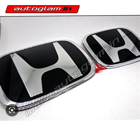 FRONT & REAR JDM TYPE R EMBLEM FITS ALL HONDA CARS | AGFRJLHC – autoglam