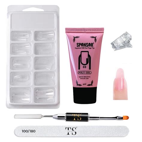 ROBIFEL Poly Nail Extension Gel Kit for Builder Gel Nail Art Kit Nail ...