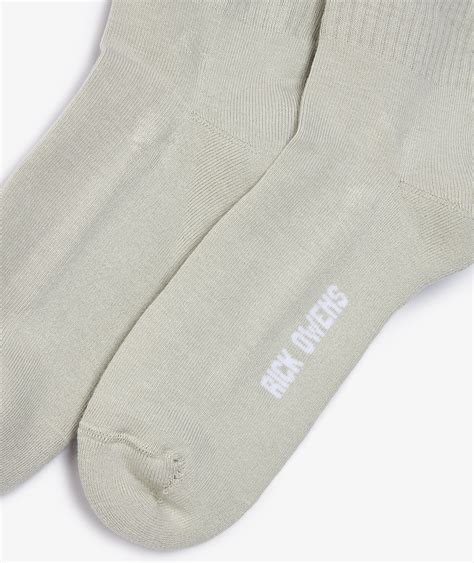 Grey Rick Owens Mid Calf Socks | SVD