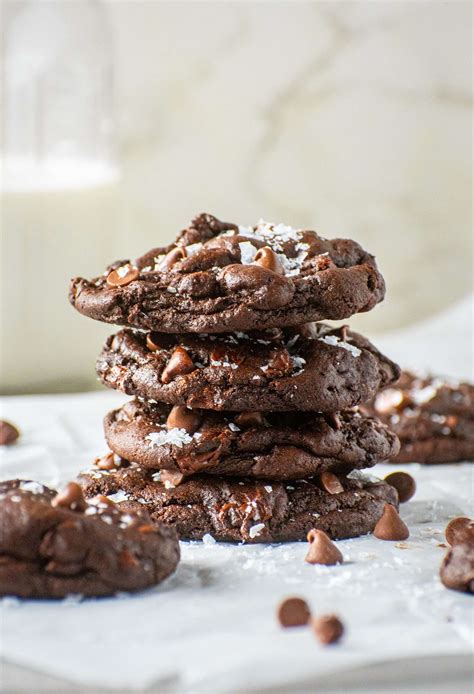 Double Chocolate Chunk Cookies