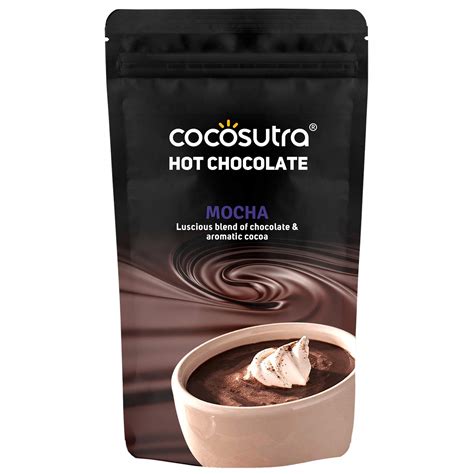 COCOSUTRA Mocha Hot Chocolate Mix | Enjoy hot or cold | 100 g | 100% ...
