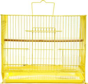 KAPOOR PETS 15 inch The durable metal cage uses a non-toxic metallic ...