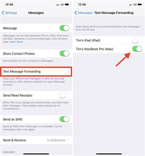 Image result for IPhone Text Forwarding