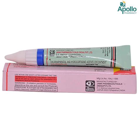 Chlorocol-H Eye Ointment 3 gm | Uses, Side Effects, Price | Apollo Pharmacy