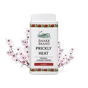 Snake Brand Prickly Heat Cooling Talcum Powder Japanese Sakura | For ...
