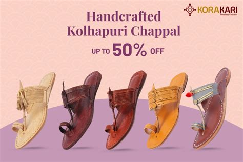 Women Kolhapuri Chappals Sale - Korakari Timeless Fashion | Kolhapuri ...