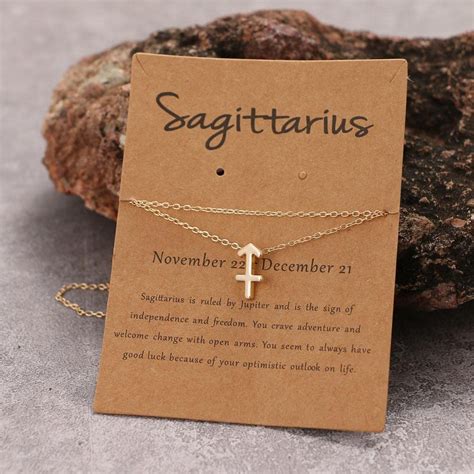 Buy Sagittarius Star Signs Nacklace Set for Girls & Women ! Pendant for ...