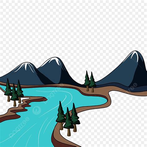 River Clipart Transparent PNG Hd, Forest River Clip Art, River Clipart ...