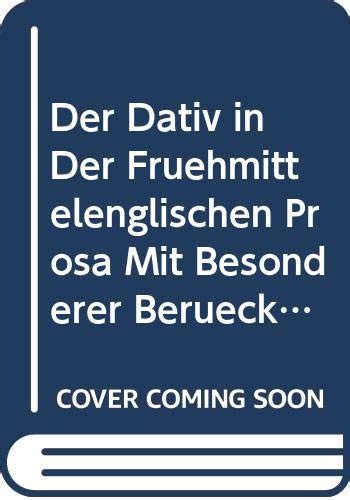 Amazon.in: Buy Der Dativ in Der Frãhmittelenglischen P Book Online at ...