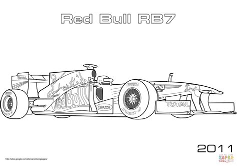 Red Bull Coloring Pages