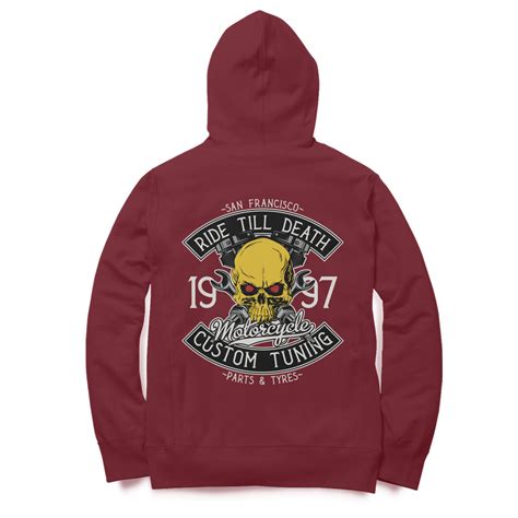 Ride Till Death - Custom Tuning Motorcycles Hoodie – Bobber Society